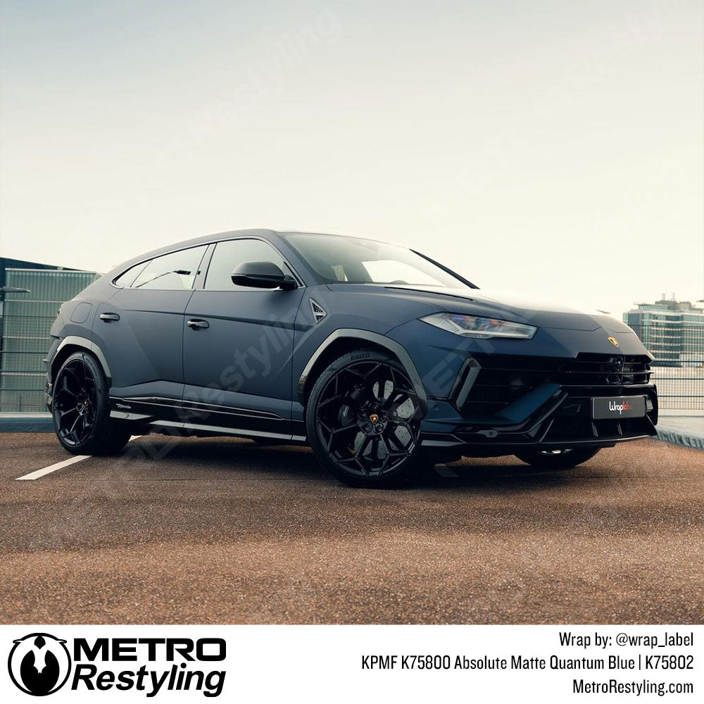 dark blue lambo wrap