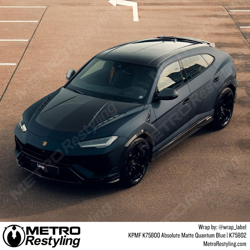 dark blue lambo wrap