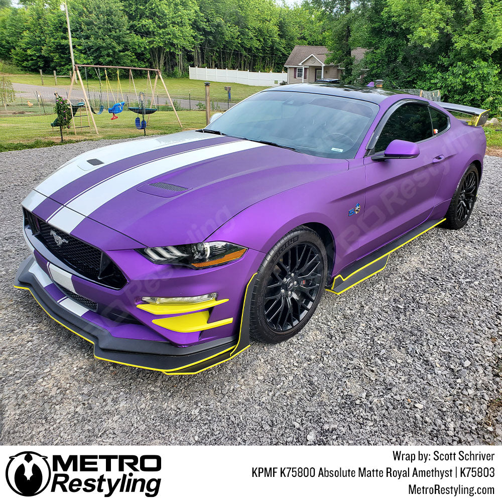 purple mustang split wrap