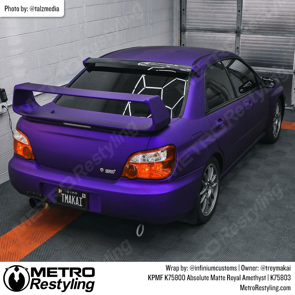 KPMF K75800 Absolute Matte Royal Amethyst Vinyl Wrap | K75803
