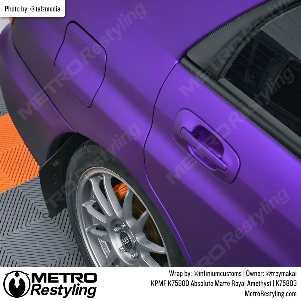 purple subaru wrap