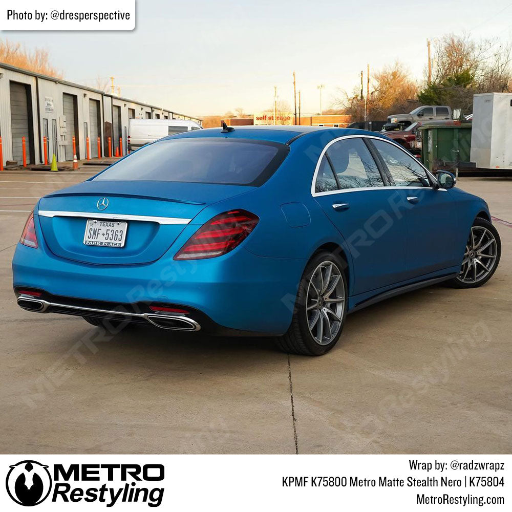 Metro Blue Mercedes Wrap