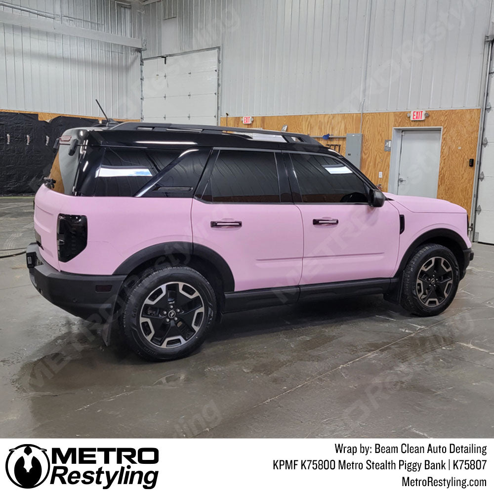 matte pink bronco wrap