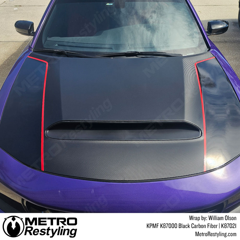 carbon fiber hood wrap