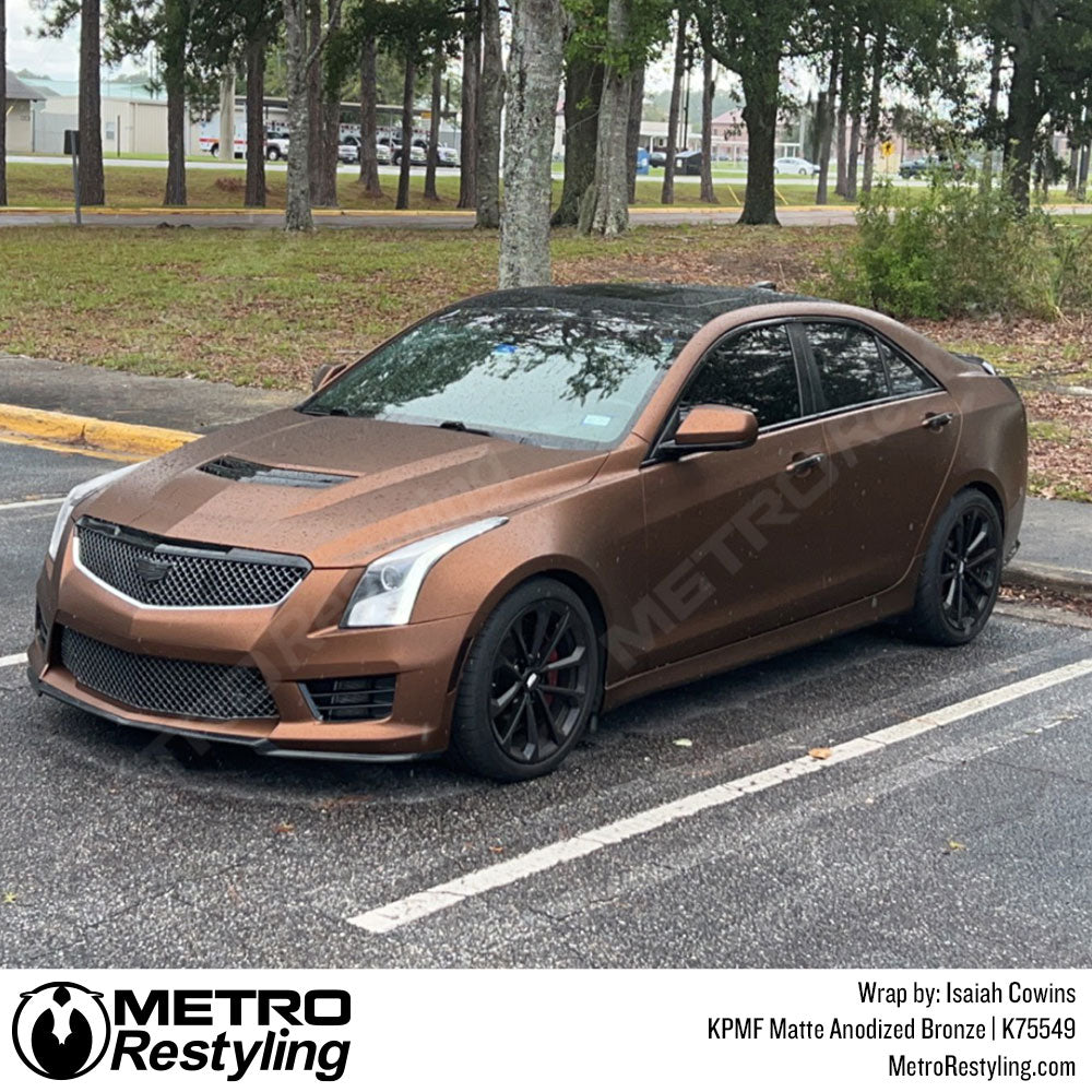 bronze cadillac wrap