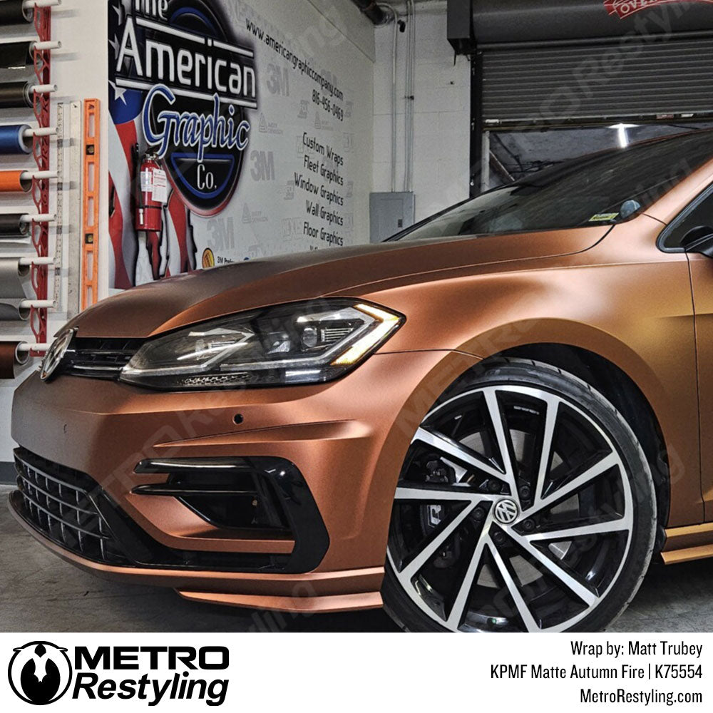 Bronze Wrapped Volkswagen
