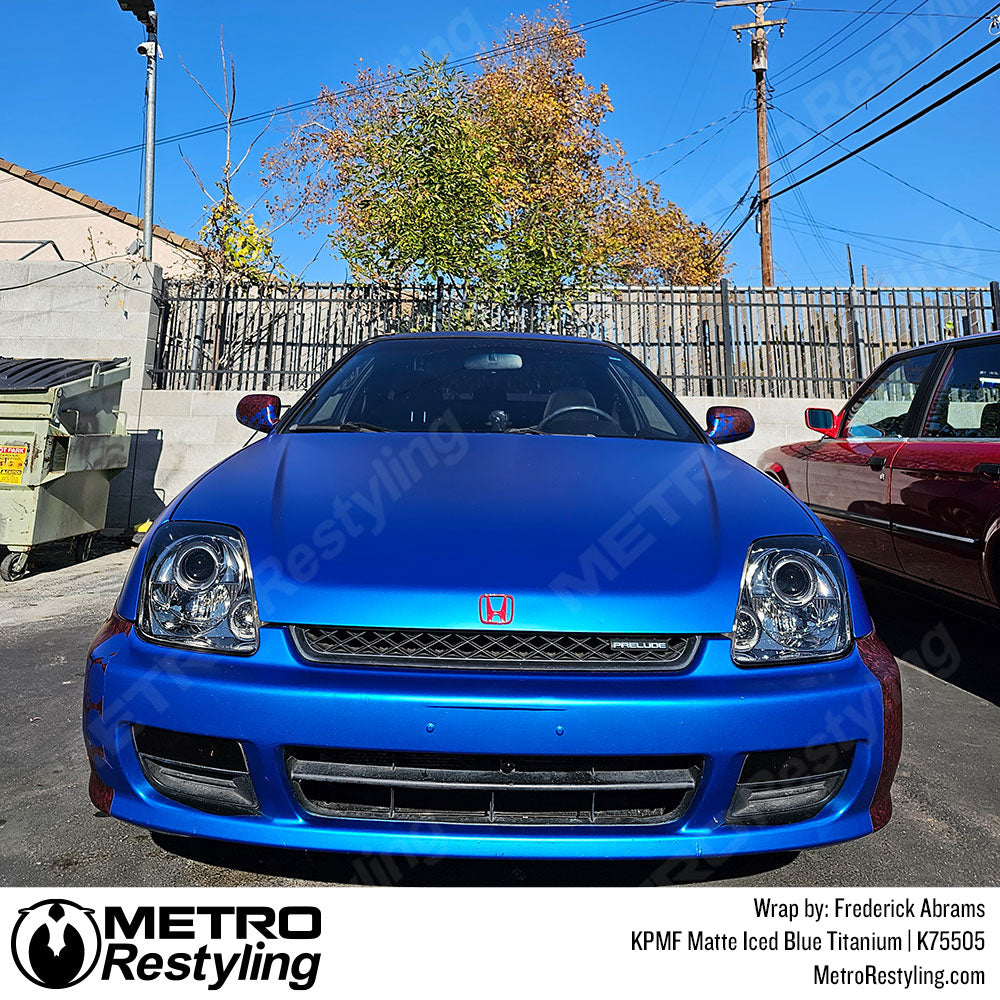 blue honda wrap