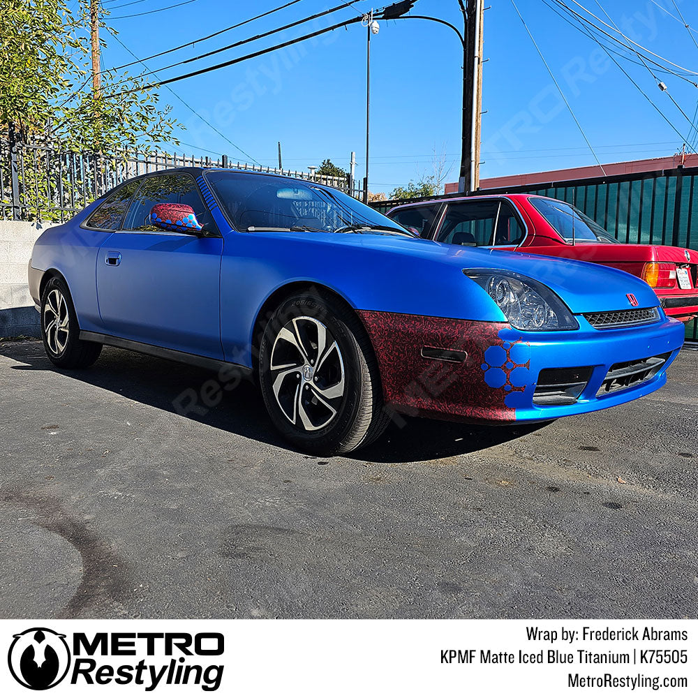 honda blue wrap