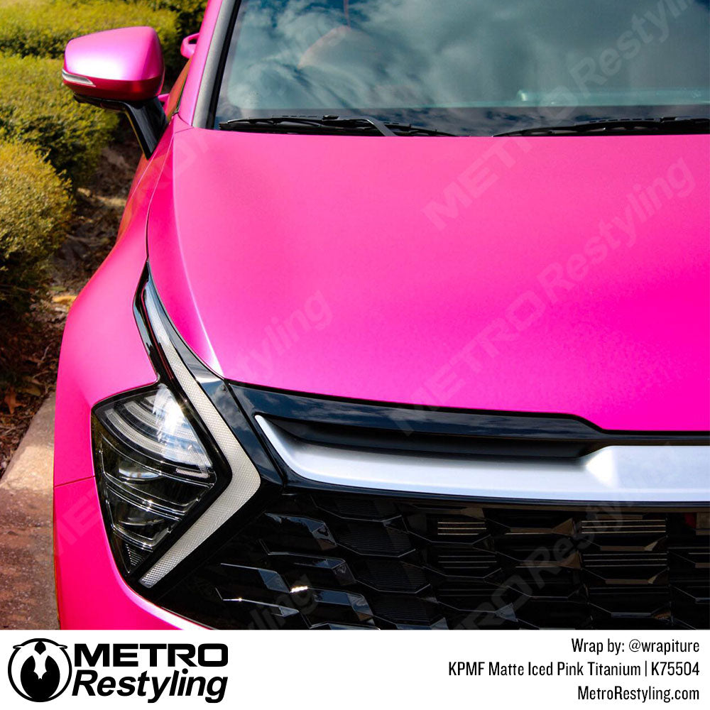 pink hyundai wrap