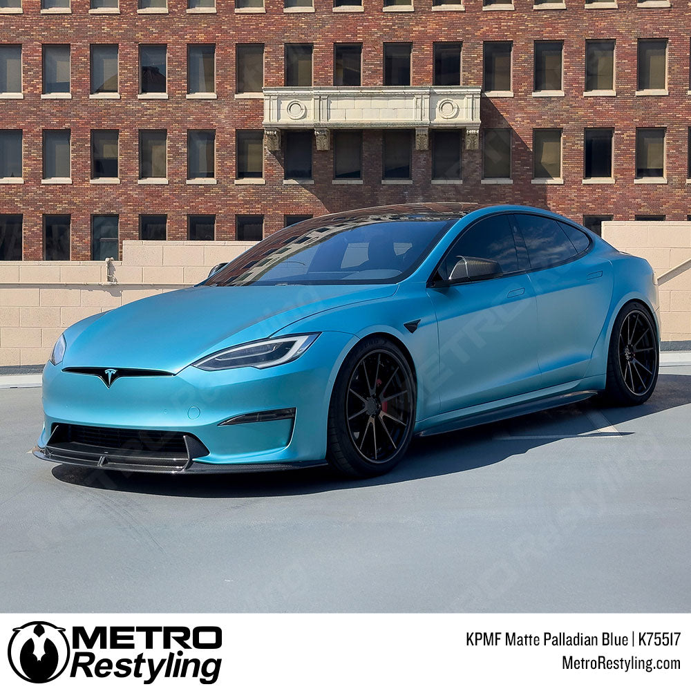 palladian blue tesla wrap