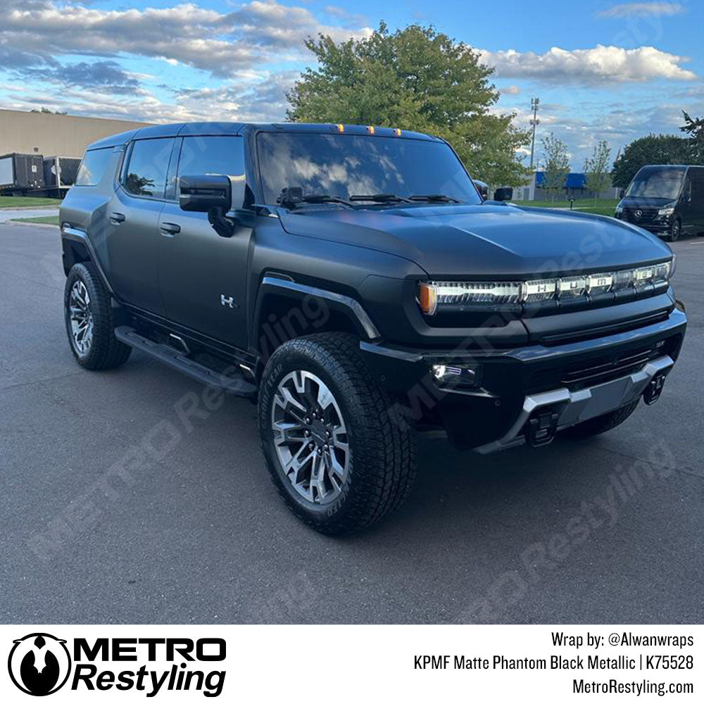 Black GMC Hummer Wrap