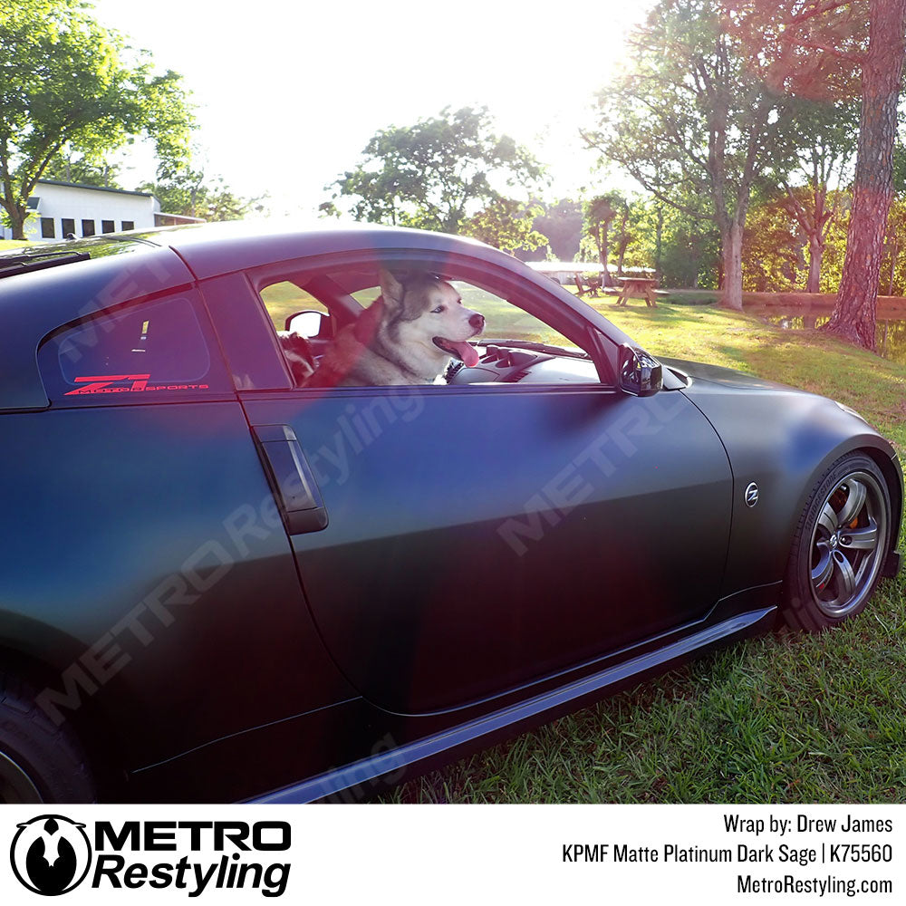 Avery Dennison SW900 Matte Black Vinyl Wrap | SW900-180-O