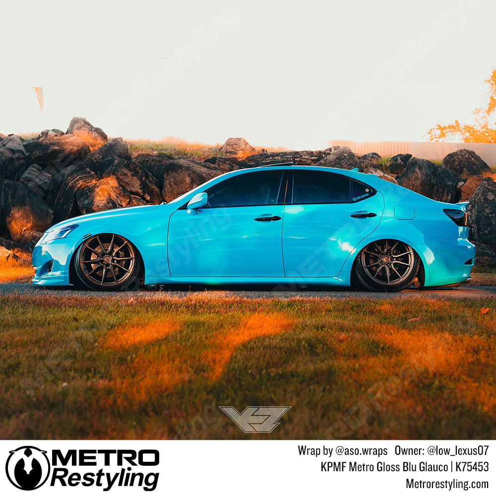 blue lexus wrap