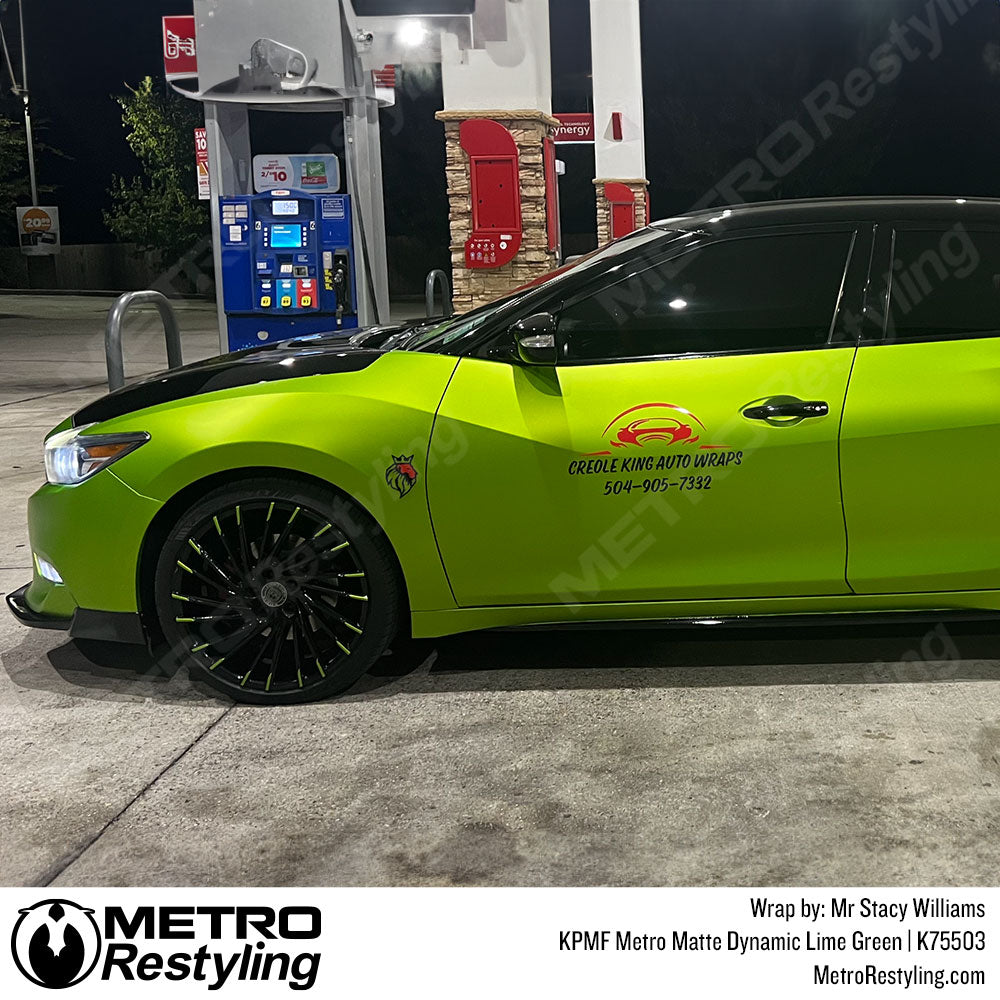 nissan lime green wrap