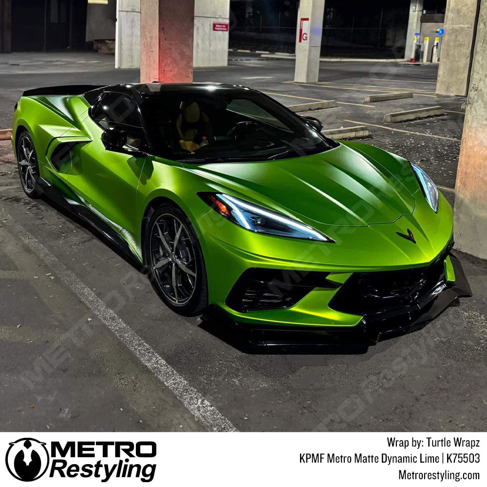 matte corvette green wrap