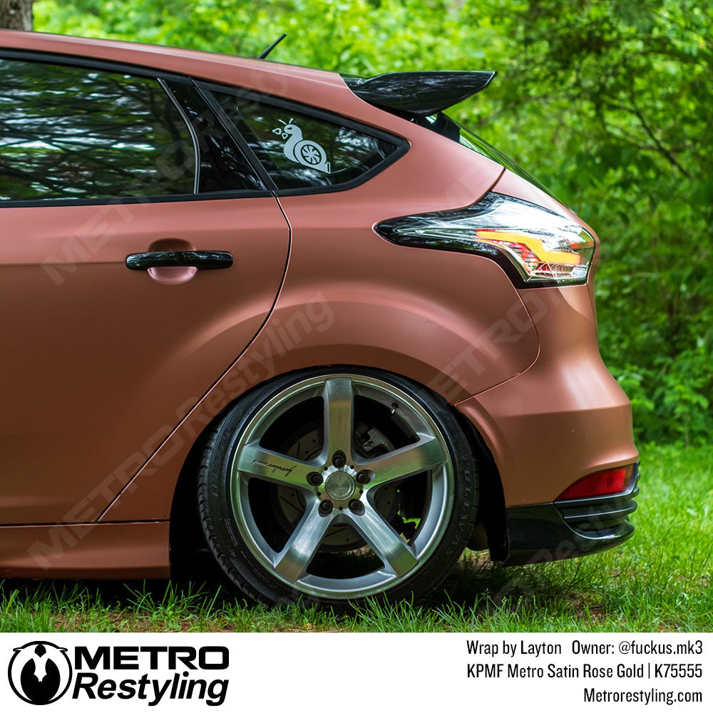 rose gold ford focus wrap