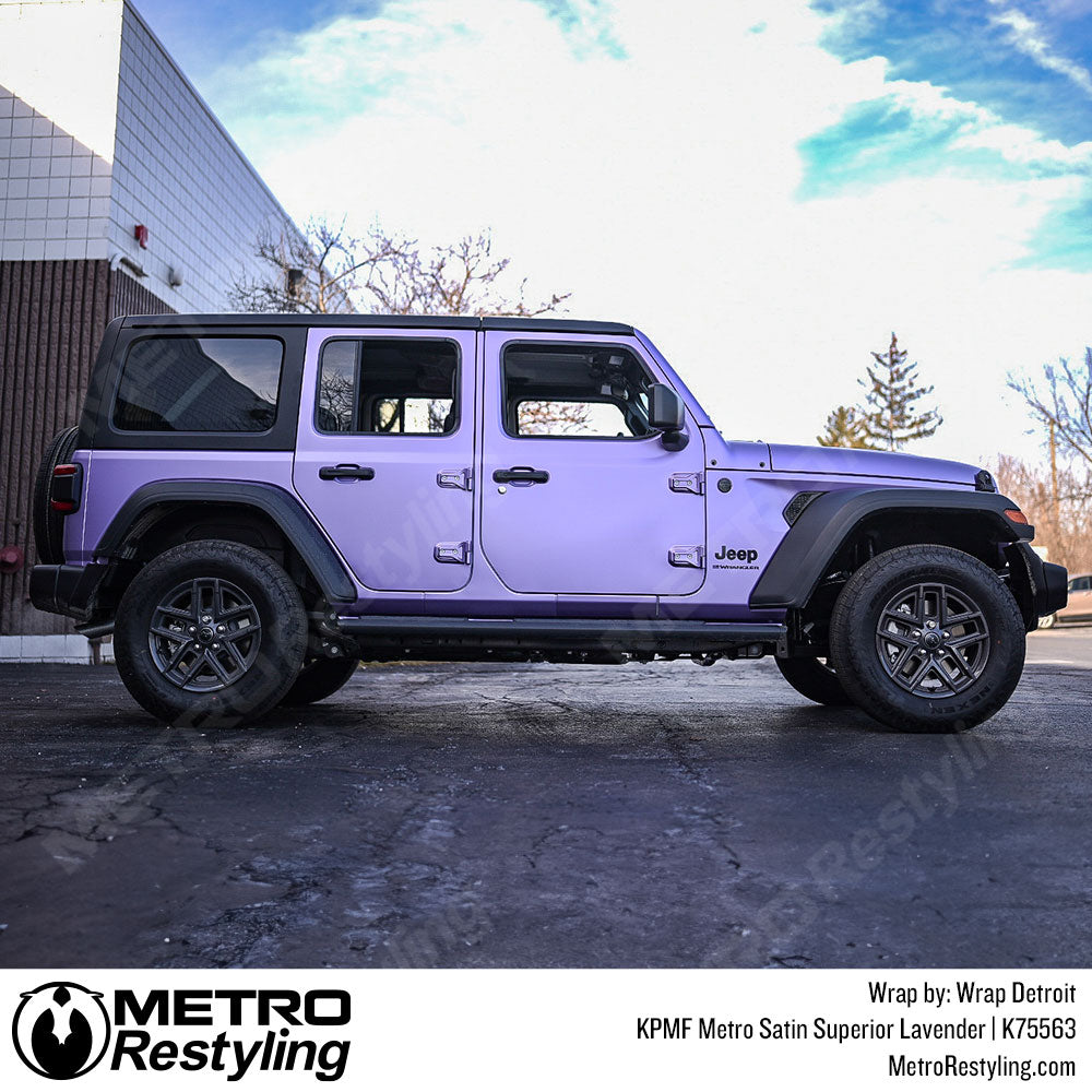 satin lavender wrangler vinyl