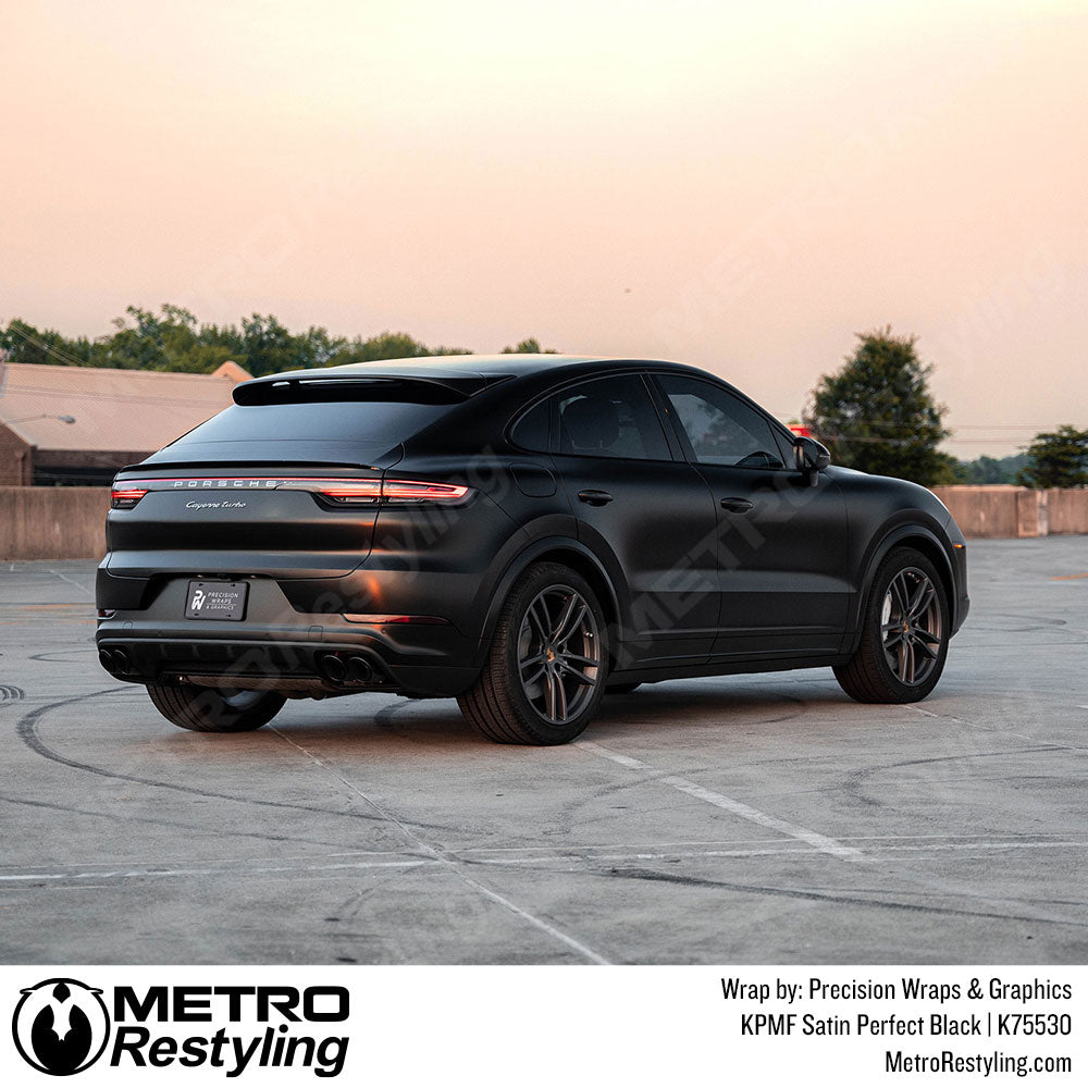 Porsche black wrap