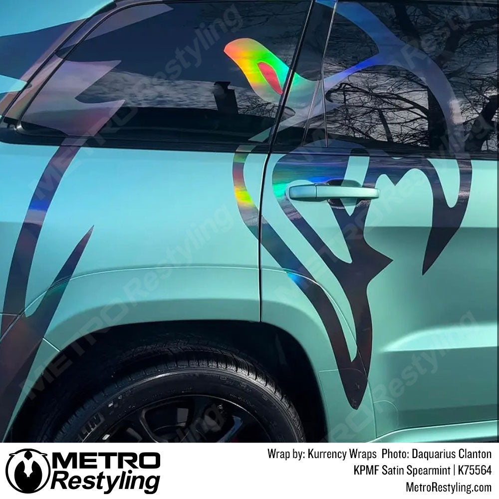 aqua jeep vinyl wrap