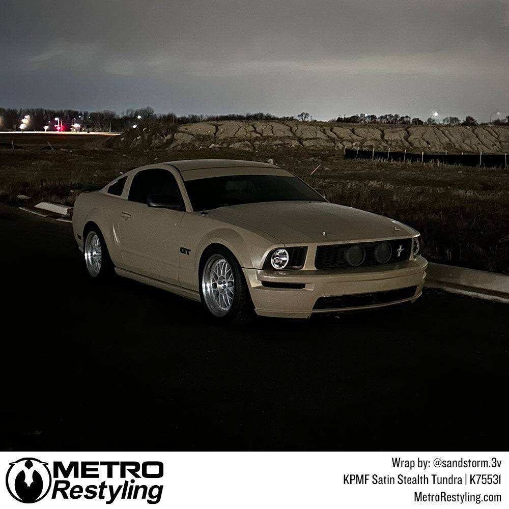 tan mustang wrap