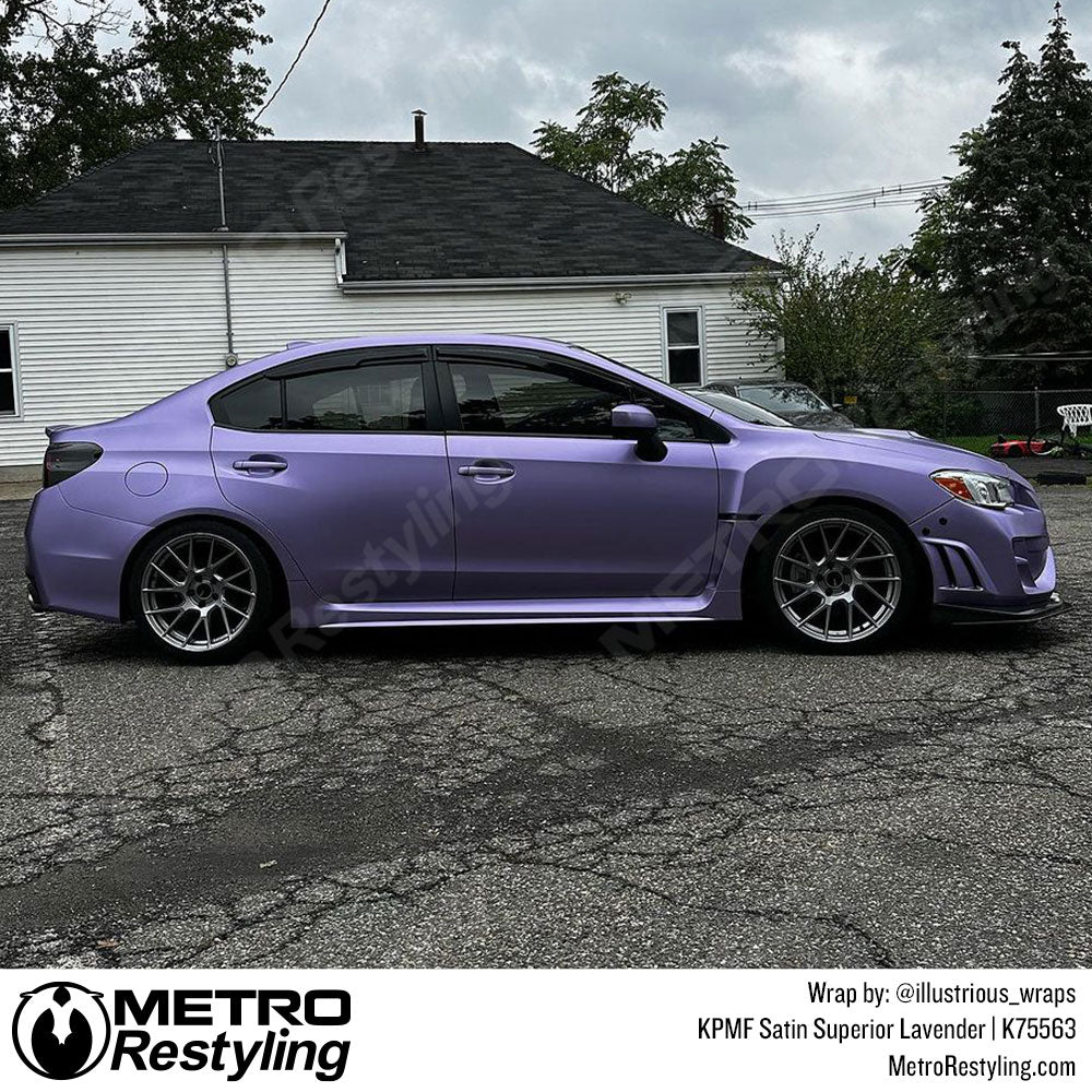 satin lavender vinyl