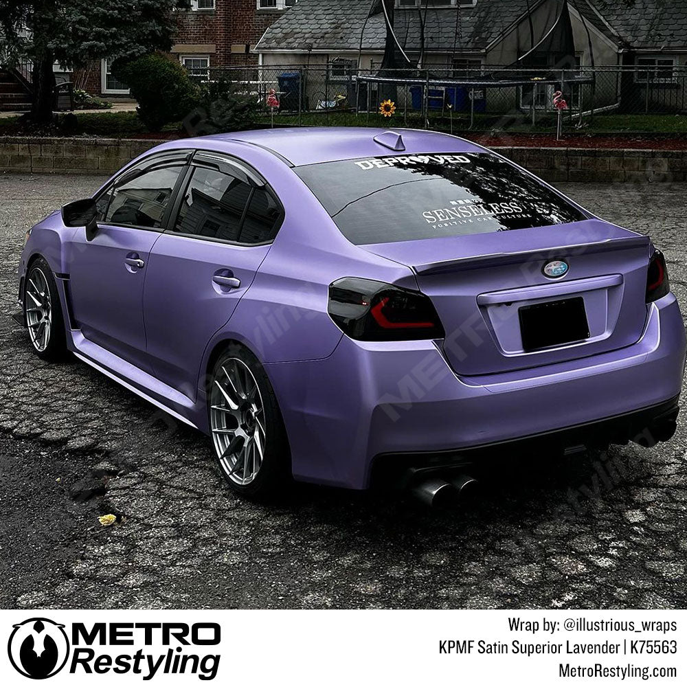 Subaru Satin Superior Lavender Vinyl Wrap