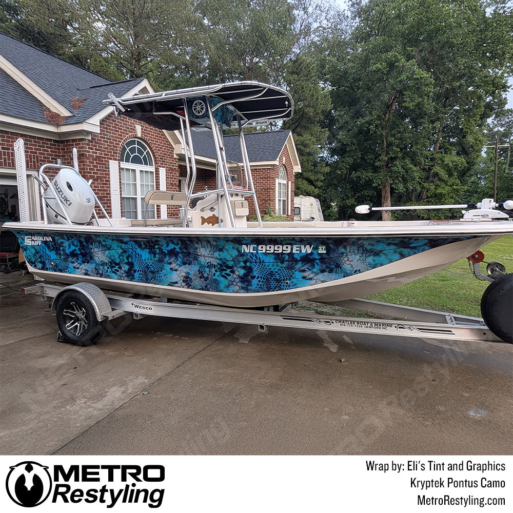 Kryptek Boat Wrap
