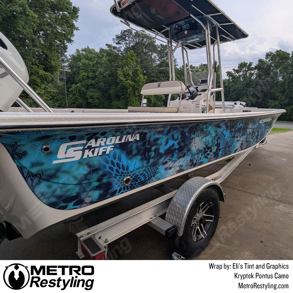 Boat Camo Wrap