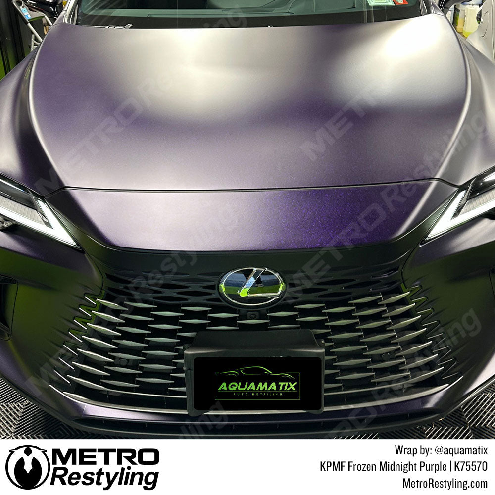 midnight purple lexus vinyl wrap