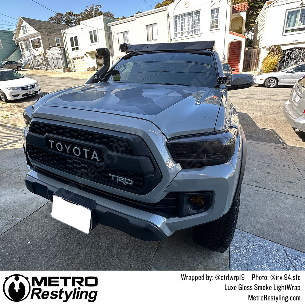 luxe gloss smoke headlight film