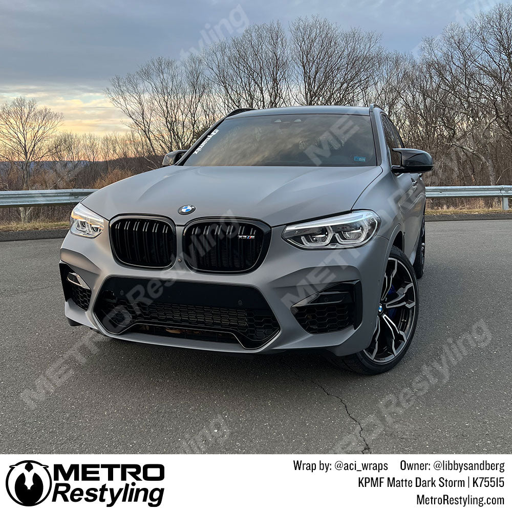 dark storm bmw vinyl wrap