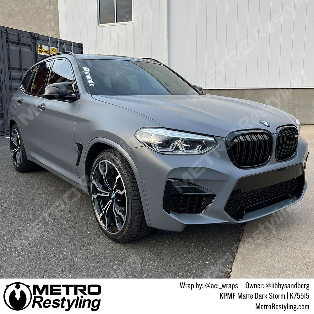 matte dark storm bmw vinyl