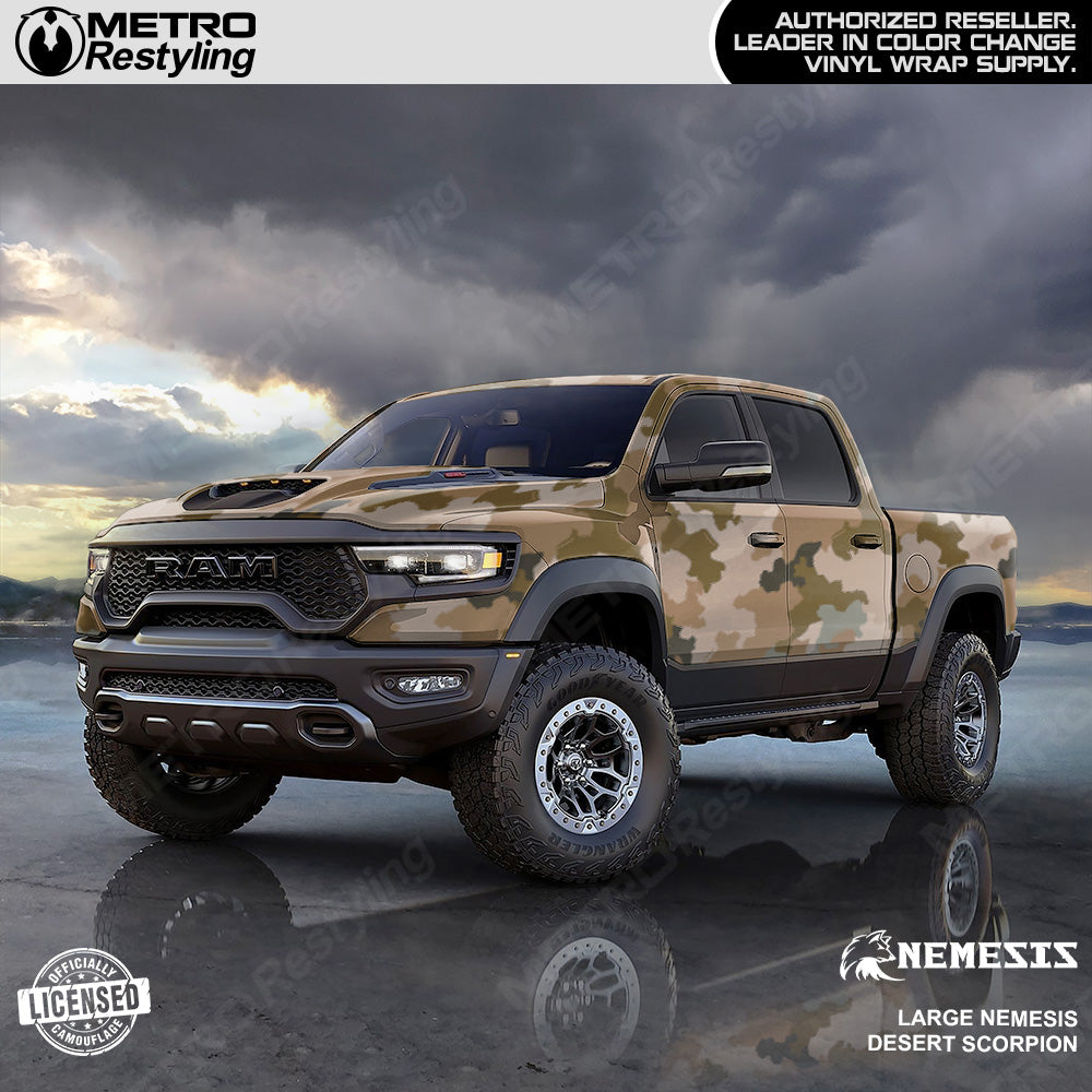 Large Nemesis Desert Scorpion Camouflage TRX