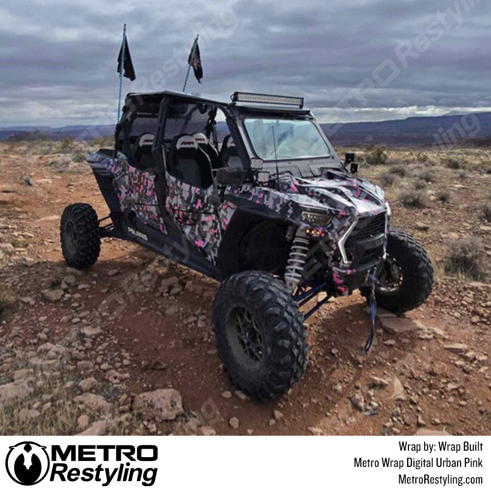 pink atv camo wrap