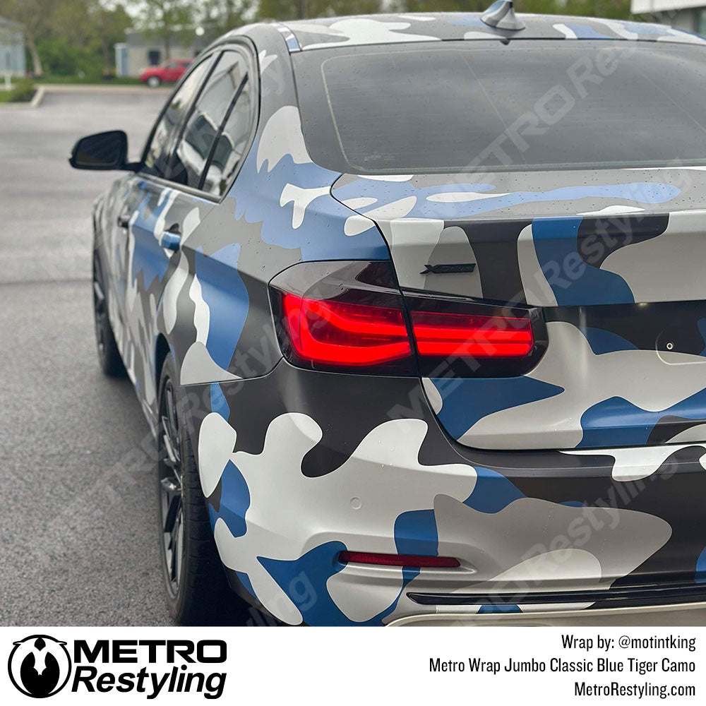 BMW Blue Tiger Wrap