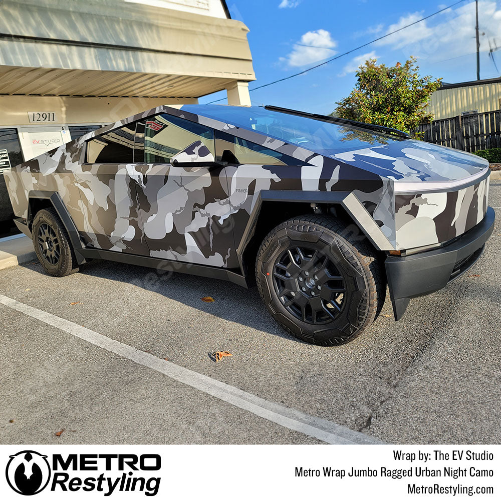 cybertruck camo wrap