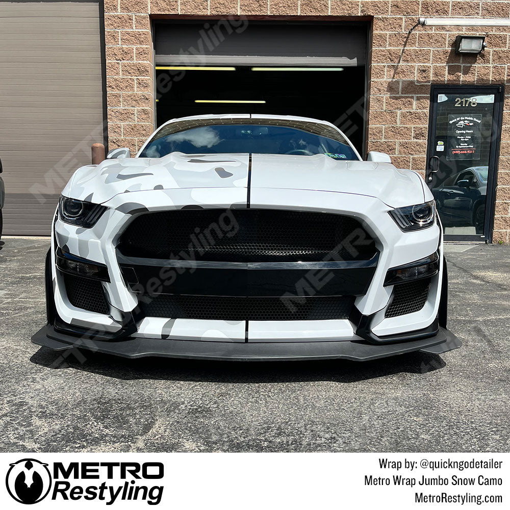 Snow Camouflage Ford Mustang