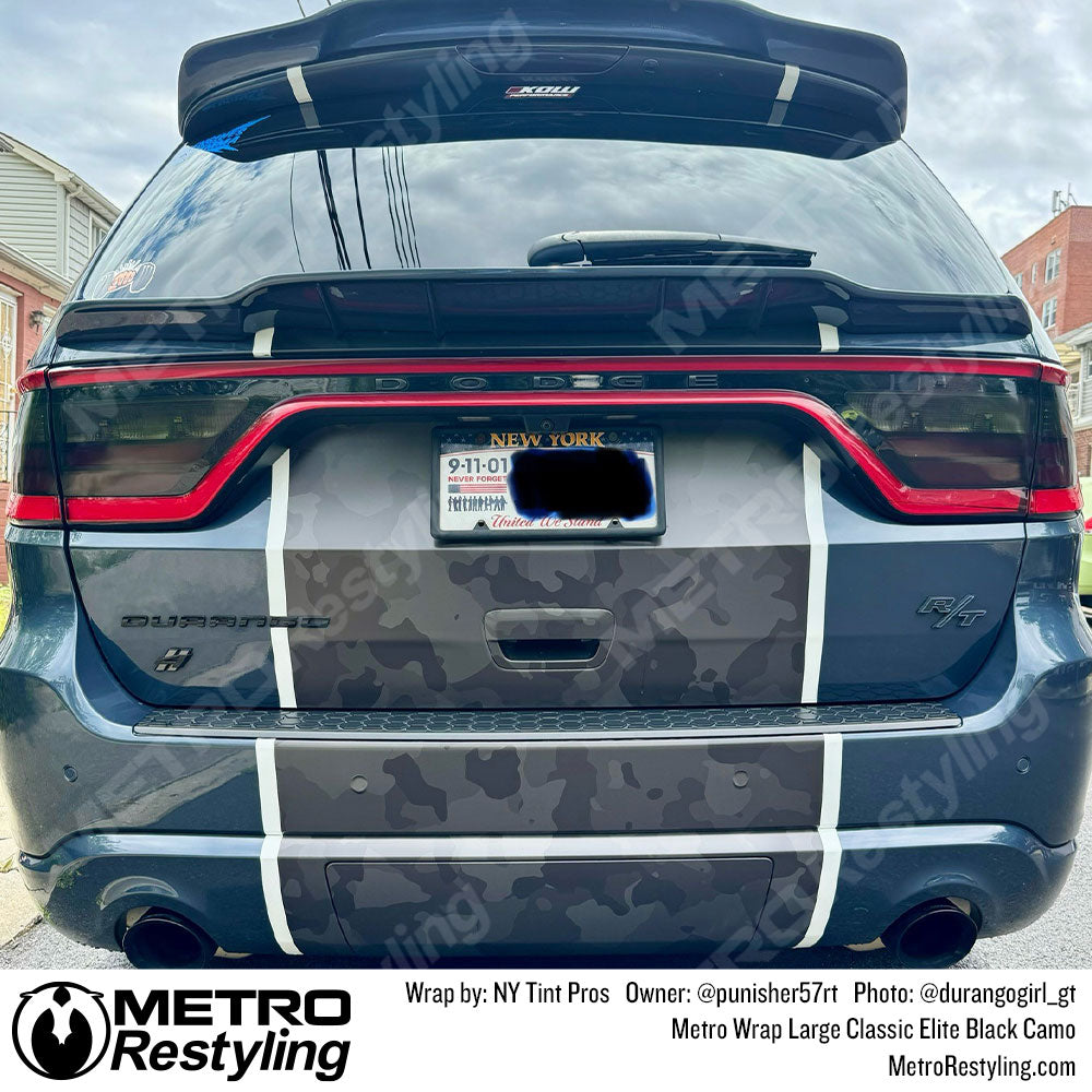 rear car camo wrap