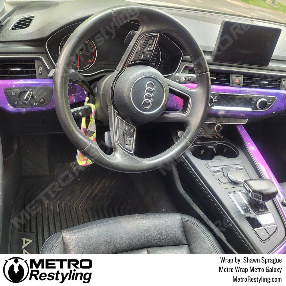 galaxy car interior wrap