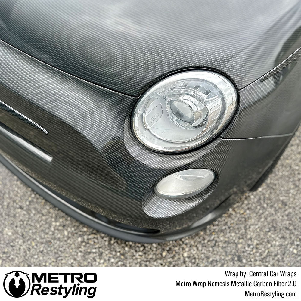 metallic carbon fiber fiat vinyl