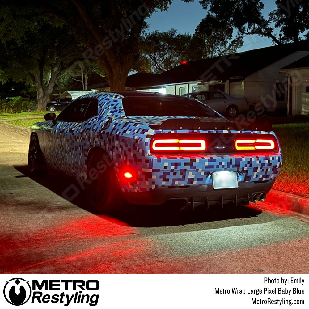 baby blue pixel wrap