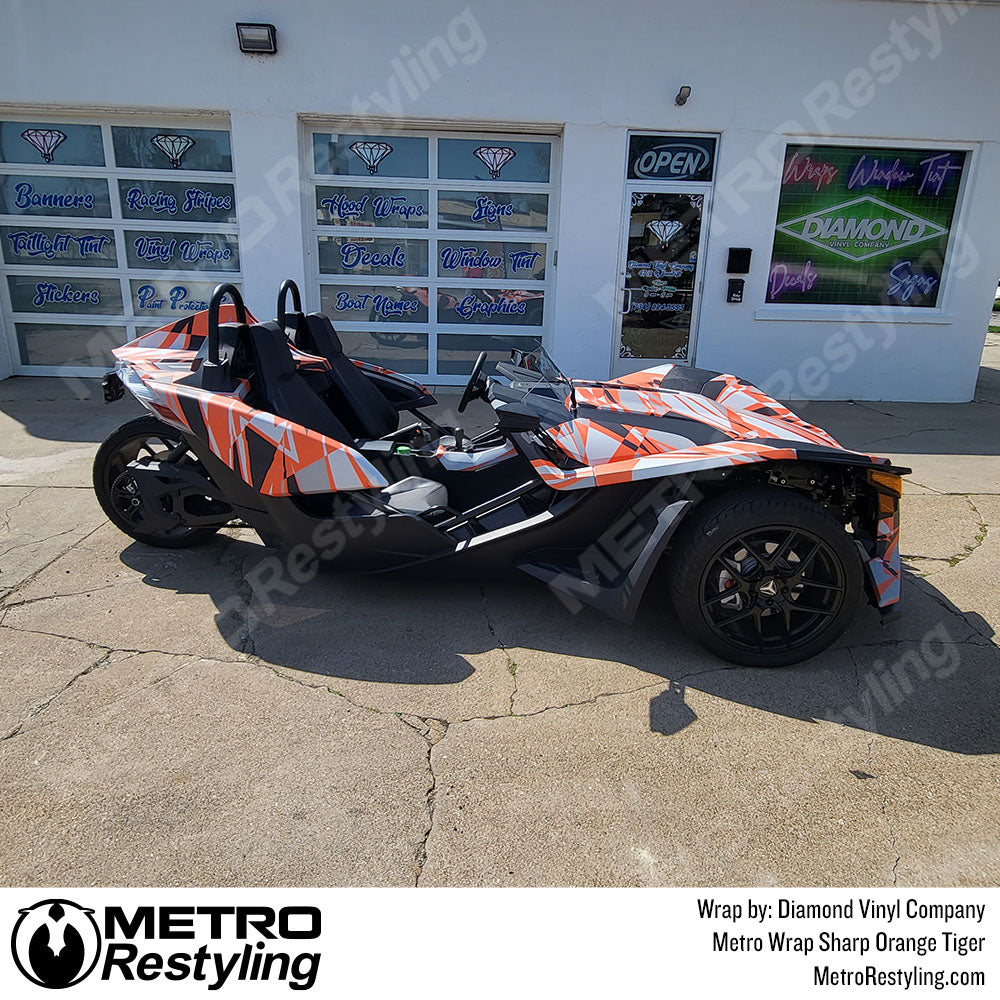 Polaris Vinyl Orange Metro Wrap