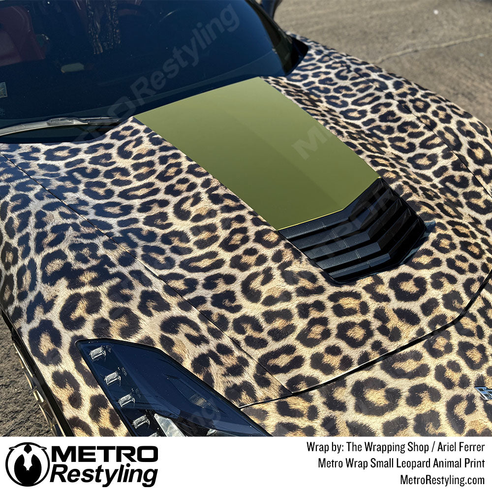 leopard print corvette wrap