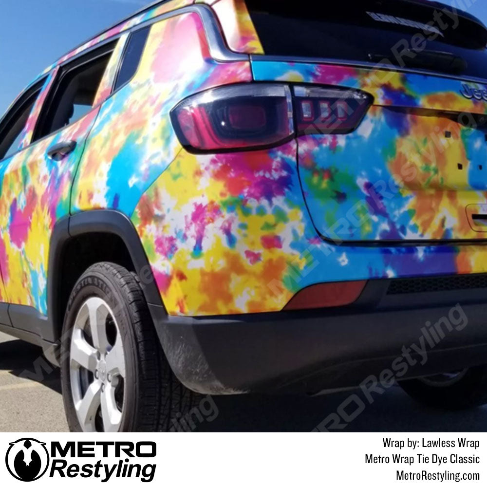 jeep compass tie dye wrap