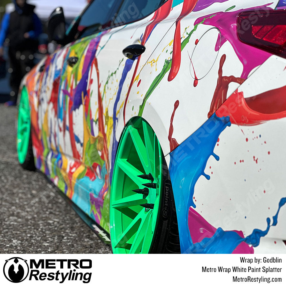 paint splatter kia wrap