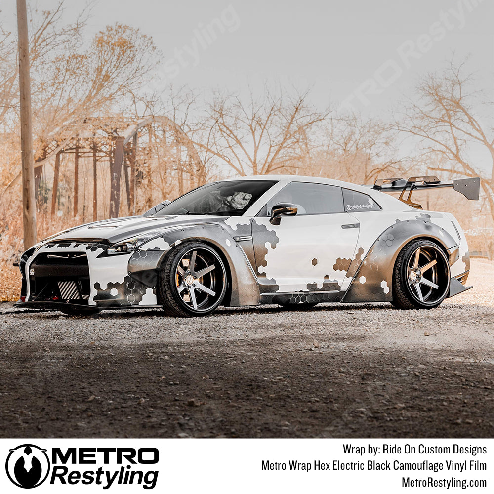 mw hex electric black camouflage nissan