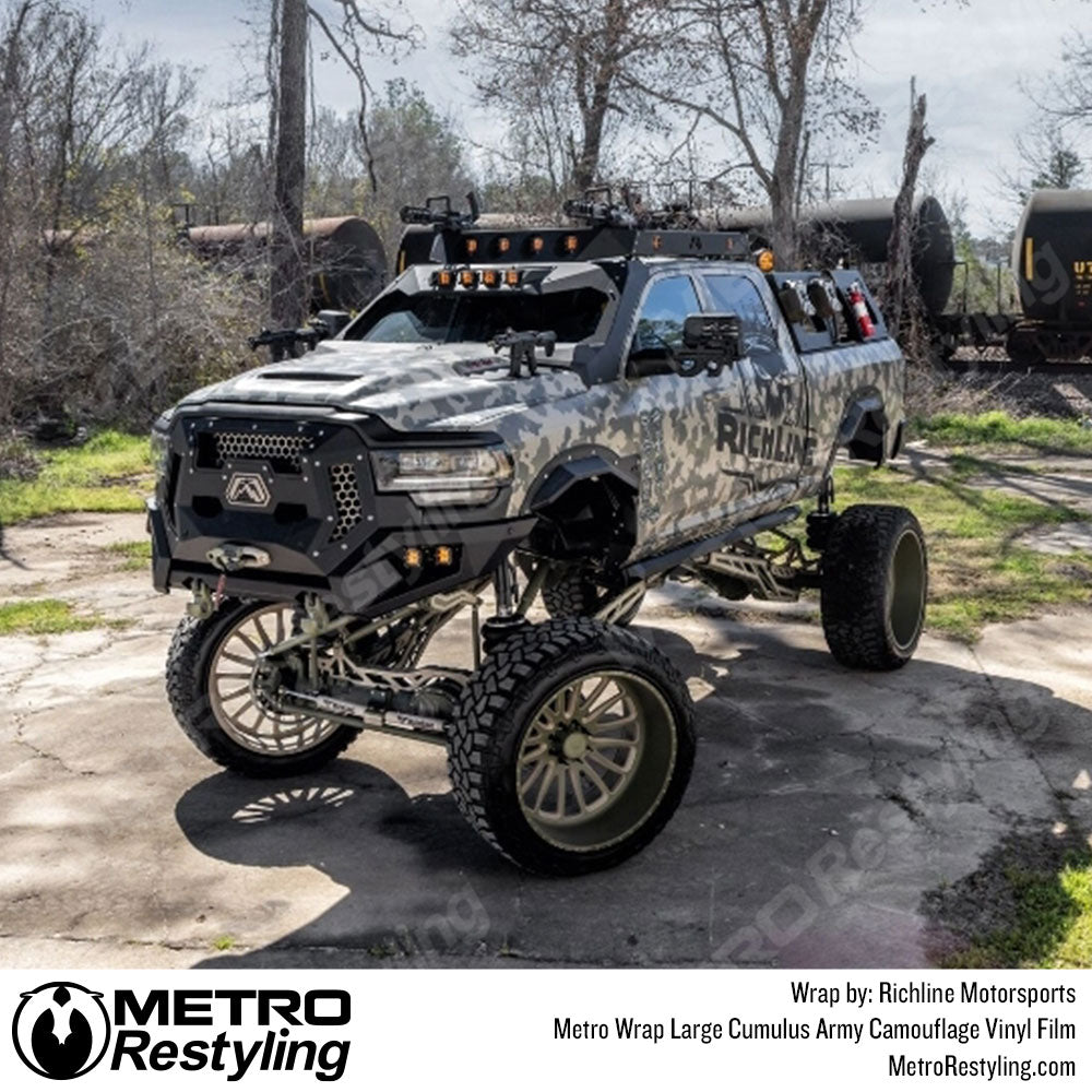 army ram 2500 camo wrap