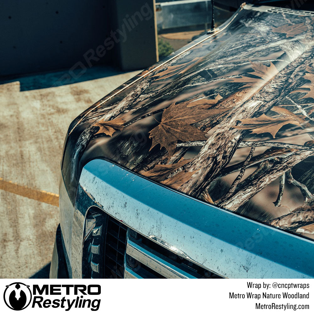 Nature camo truck vinyl wrap