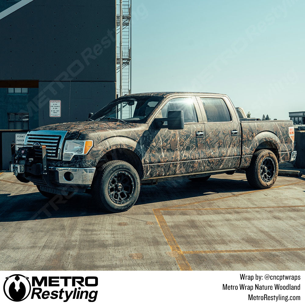 Nature truck wrap