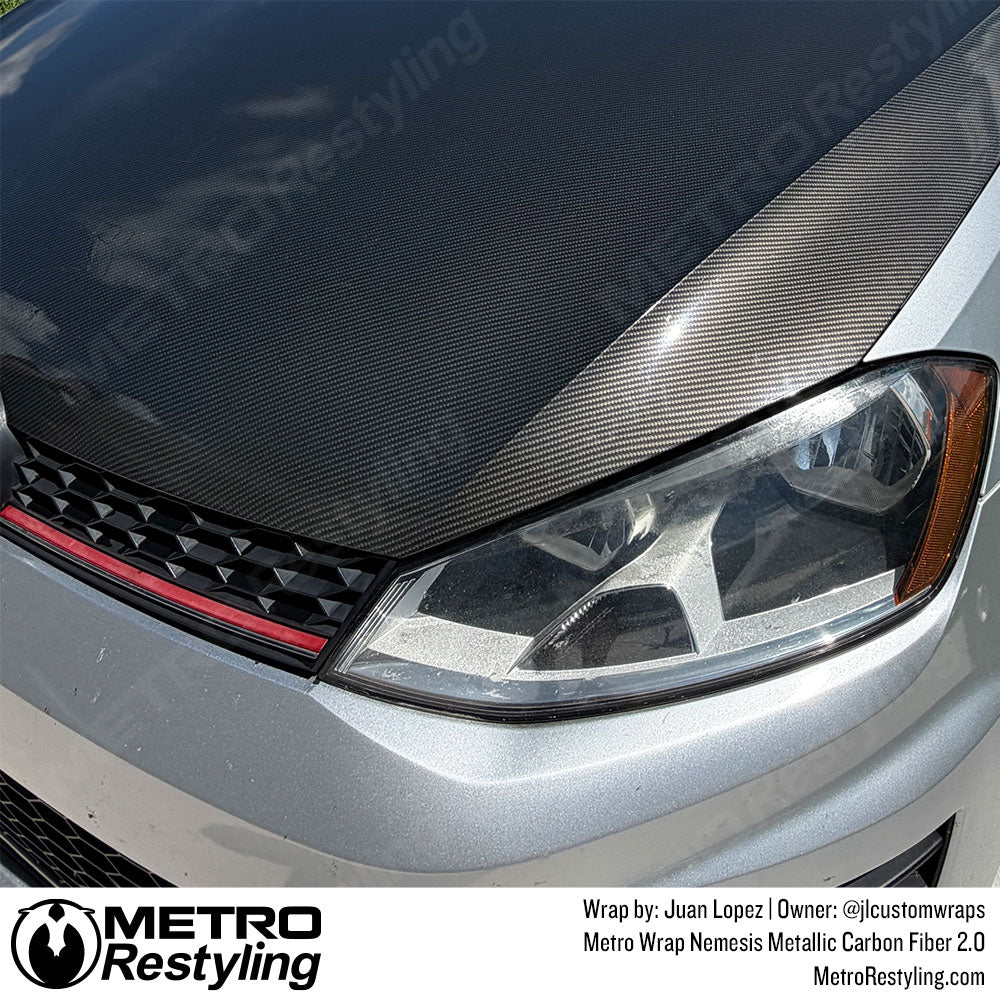 Carbon Fiber Hood Wrap